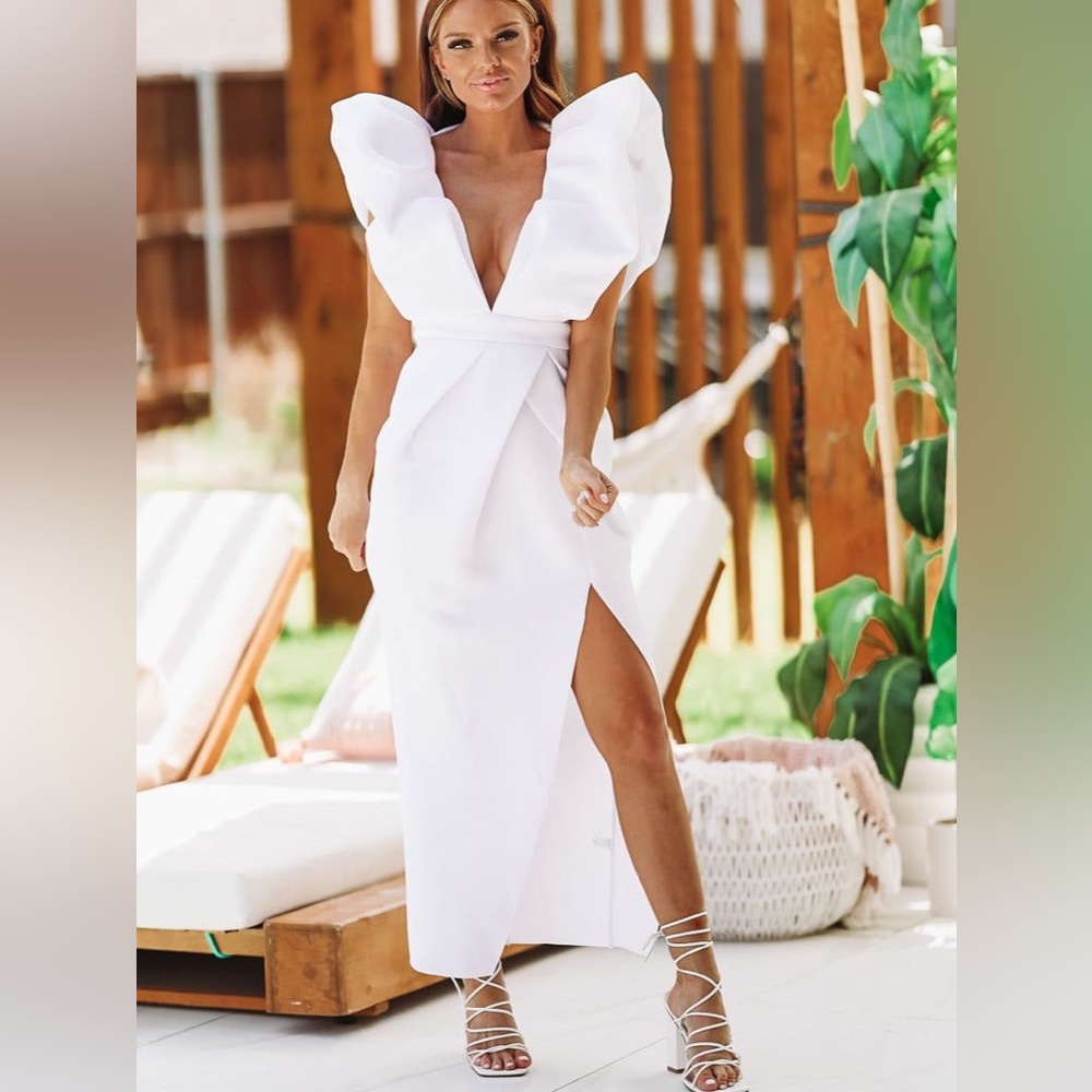 Hazel & Olive white dress